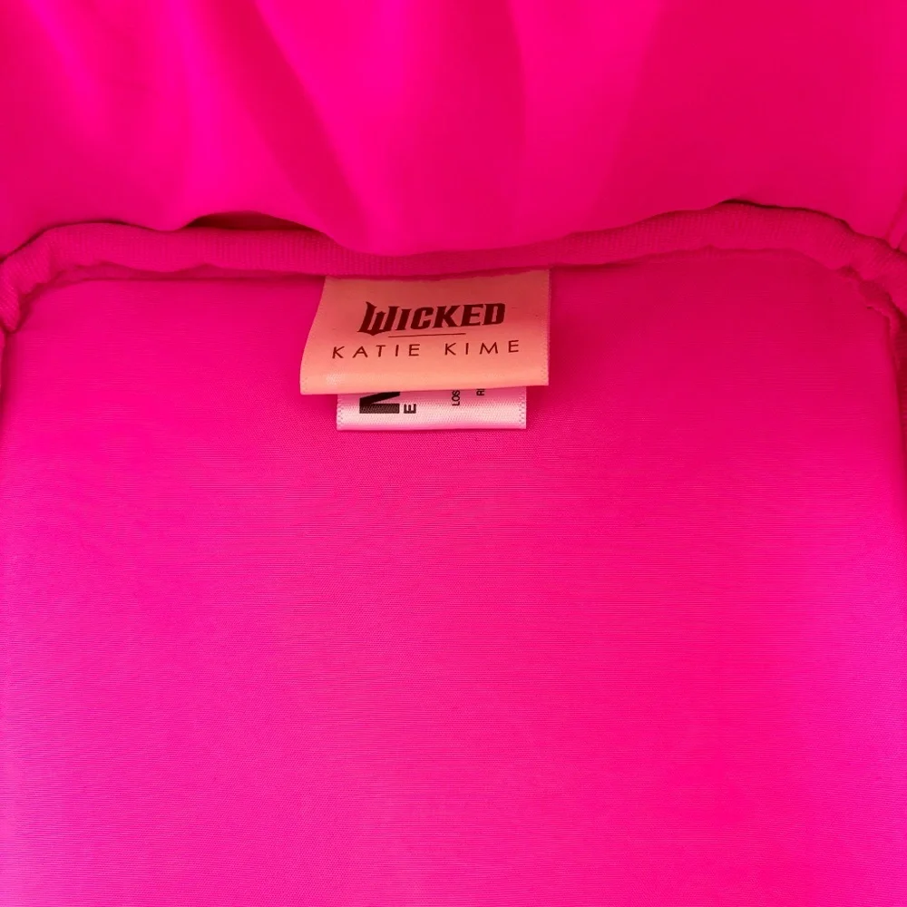 WICKED X Katie Kime Makeup Cosmetic Train Bag NWT HTF Pink Toile Glinda OZ - Picture 14 of 15